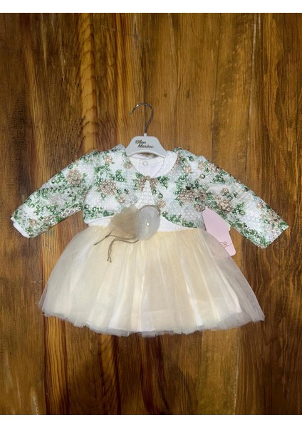 9-18 Aylık Prenses Elbise Sarı