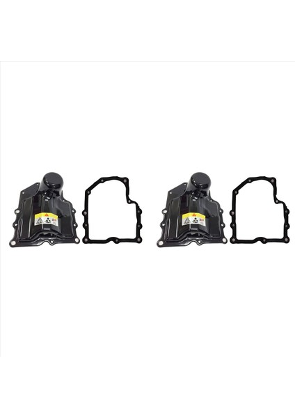 2x 7 Vitesli DQ200 0AM Vol Dsg Şanzıman Solenoid Vanalar Vücut Kapağı /yağ Panı + Audi Skoda Için Conta 0AM325219C (Yurt Dışından)