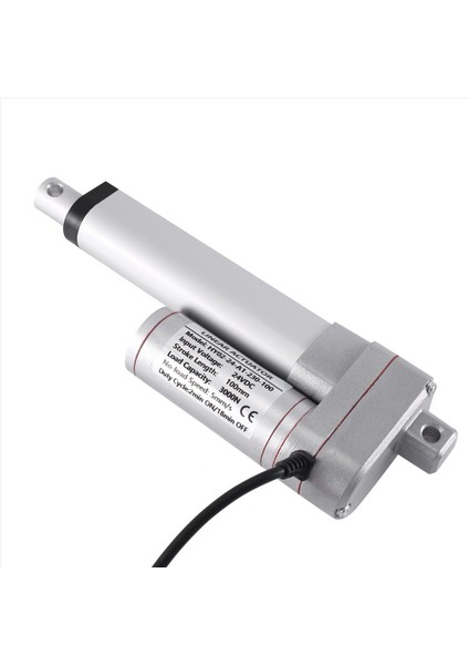 24V Dc Elektrikli Push Motor Mikro Tipi Hidrolik Çubuk 3000N Teleskopik Çubuk Maksimum Itme 100MM Gümüş Beyaz (Yurt Dışından) fiyatları