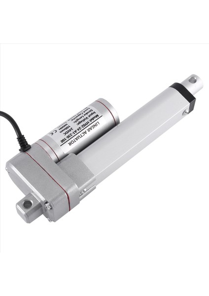 24V Dc Elektrikli Push Motor Mikro Tipi Hidrolik Çubuk 3000N Teleskopik Çubuk Maksimum Itme 100MM Gümüş Beyaz (Yurt Dışından) modelleri