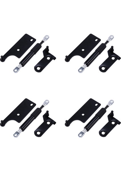 Toyota Için 4x Hilux GUN125 Revo 2015 2016 2017 Pikap Aksesuarları Paslanmaz Arka Bagaj Kapağı Yavaş Gaz Şok Damper (Yurt Dışından)