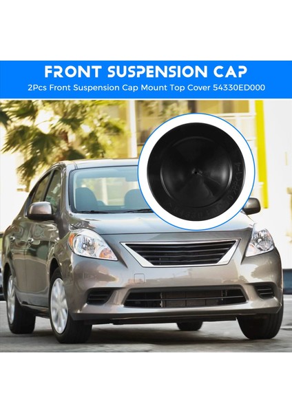 2pcs Ön Süspansiyon Kapağı Montaj Üst Kapağı Su Geçirmez 54330ED000 C11 Nissan Için Versa Tiida Latio Dodge Trazo Dust Proof (Yurt Dışından) fırsatları
