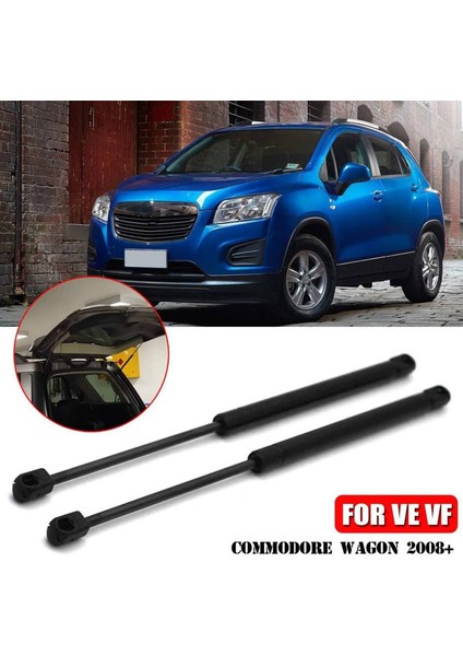 2x Arka Bagaj Boot Yay Asansör Destek Gaz Yayları Asansör Gaz Dikiş Çubukları Holden ve Vf Commodore Wagon 2008+ (Yurt Dışından) modelleri