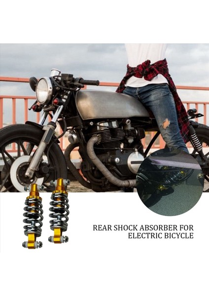 Elektrikli Bisiklet Scooter E Bisiklet Yay Arka Şok Için 2x Motosiklet Arka Şok Emici (Yurt Dışından) fiyatları