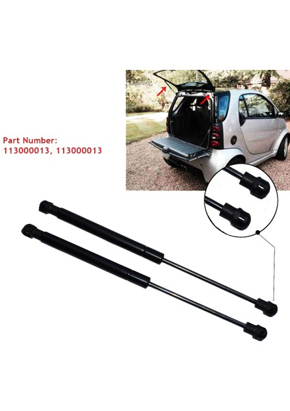 2pcs Bagaj Kapağı Asansör Destek Çubuk Şok Gaz Yayını Akıllı Fortwo Için 0 8l Şehir-Koupe 2004 2005 2006 2007 113000013 (Yurt Dışından) fiyatları
