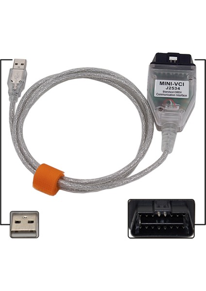 Toyota Obd2 Mını Vcı J2534 Ftdı FT232RL Tıs Otomatik Kablolar Konektörleri (Yurt Dışından) fırsatları