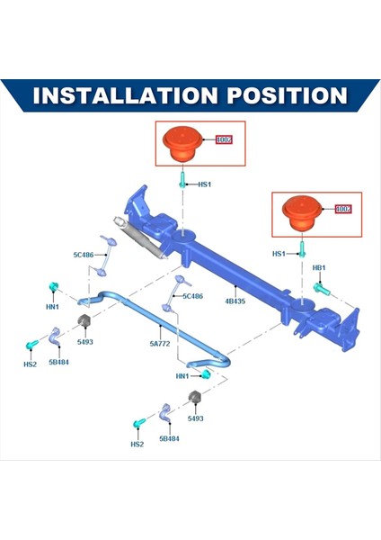 2pcs Arka Aks Yumruğu Durdurma Ford Transit Için Tek Arka Tekerlek Özel Mk8 2014 250 Ila 310 Serisi BK314002EB (Yurt Dışından) fiyatları
