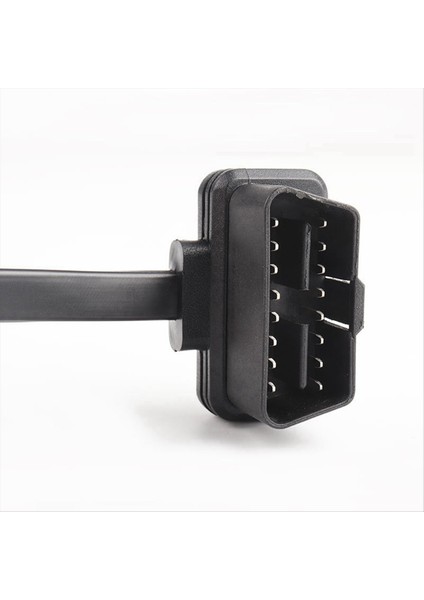 60CM Uzunluğunda Obd2 16PIN Anahtar Uzatma Kablosu Düz Tel Adaptör Otomatik 1 Erkek Ila 2 Dişi Obd 16 Pin Dönüştürme Fişi (Yurt Dışından) fiyatları
