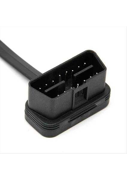 Obd2 Erkek - Kadın Sağ Açısı Diyagnostik Uzatma Kablosu 60CM Güç Anahtarı Obd Anahtar Kablo Teşhis Aracı (Yurt Dışından) fırsatları