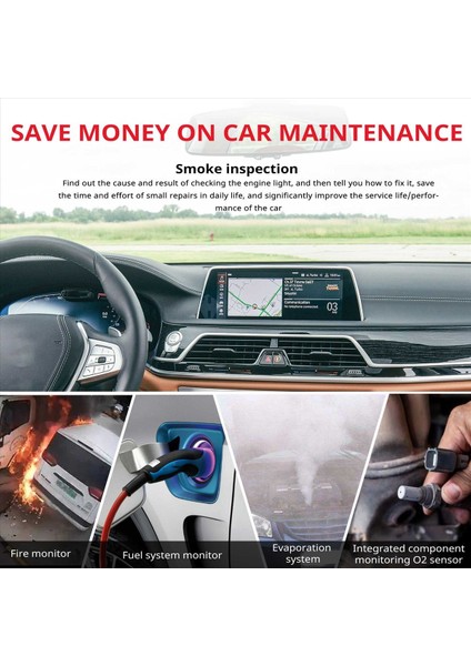 Obd Atv Motosiklet Bağlantı Kablosu Obd2 Ila 8 Pin Teşhis ADAPTÖRÜ+MS309 Obd2 Scanner Multilanguages Diagnostic Aracı B (Yurt Dışından) indirimleri