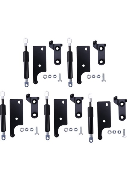 Toyota Için 5x Hilux GUN125 Revo 2015 2016 2017 Pickup Paslanmaz Arka Bagaj Kapağı Yavaş Gaz Şok Yardım Damper (Yurt Dışından)