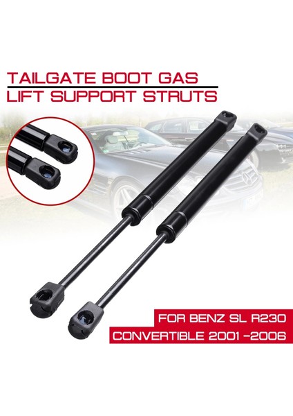 2x Araç Arka Bagaj Bagaj Gaz Bahar Struts Prop Asansör Desteği Mercedes-Benz Sl R230 Convertible 2001-2006 2307500036 (Yurt Dışından) fırsatları
