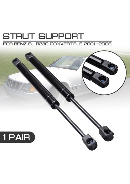 2x Araç Arka Bagaj Bagaj Gaz Bahar Struts Prop Asansör Desteği Mercedes-Benz Sl R230 Convertible 2001-2006 2307500036 (Yurt Dışından) indirimleri