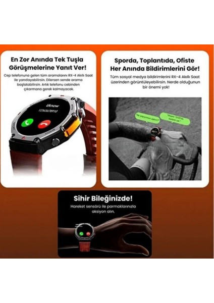 Harvox Watch Rx-4 Yeni Nesil Akıllı Saat Tam Dokunmatik Ekran & Uzun Pil Ömrü modelleri