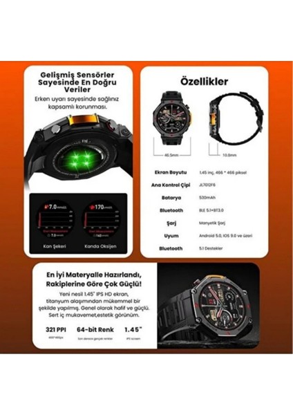 Harvox Watch Rx-4 Yeni Nesil Akıllı Saat Tam Dokunmatik Ekran & Uzun Pil Ömrü modelleri