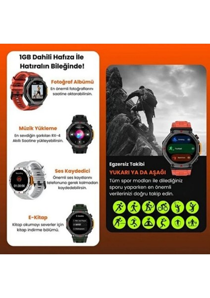 Harvox Watch Rx-4 Yeni Nesil Akıllı Saat Tam Dokunmatik Ekran & Uzun Pil Ömrü fırsatları