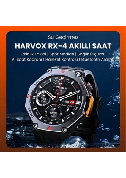 Harvox Watch Rx-4 Yeni Nesil Akıllı Saat Tam Dokunmatik Ekran & Uzun Pil Ömrü indirimleri