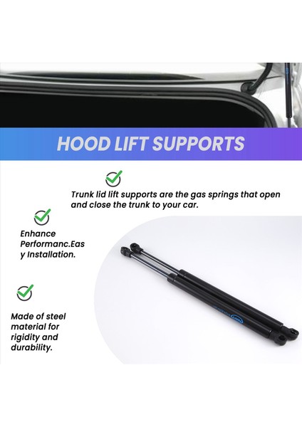 2pcs Arka Bagaj Şokları Asansör Strut Desteği 51248254281 Bmw 3 Serisi E46 323 325 328 330 M3 (Yurt Dışından) fırsatları