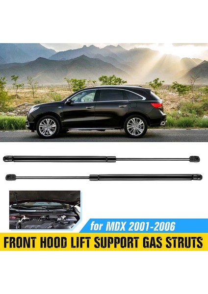 2pcs Ön Bonnet Hood Asansör Struts Acura Mdx Için Şok Gaz Silindir Seti 2001-2006 2703MH 7645QF 74145S3VA01 (Yurt Dışından) modelleri