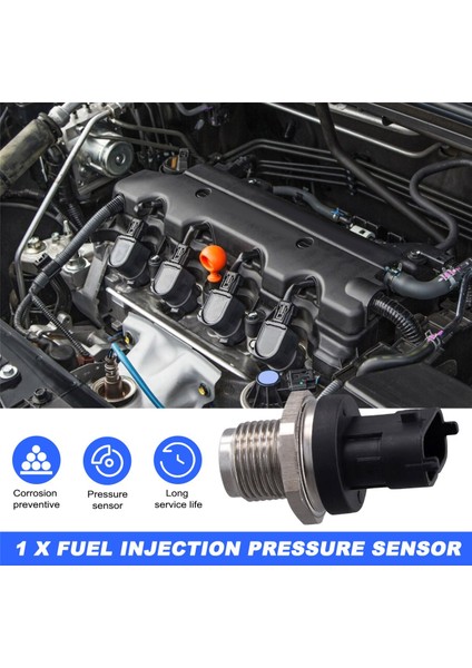 0281006164 50438237 55230827 Citroen Vauxhall Alfa Romeo Için Opel Lancia Için Yakıt Rayı Enjeksiyon Basınç Sensörü (Yurt Dışından) fırsatları