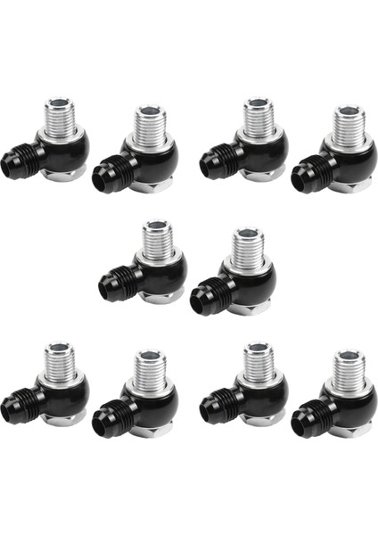 6AN x 1/4 Npsm Gm Turbo 350 400 700R4 4L60E Şanzıman Yağı Soğutucu 90 Derece Banjo Bağlantıcıları (Yurt Dışından)