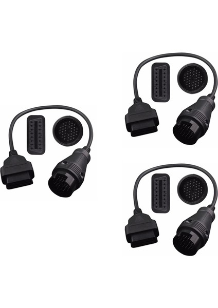 Benz MB Için 3x 38 Pin - 16 Pin Obd2 Obd Iı Teşhis Adaptörü 38 Pın Obd 38PIN Konnektörü (Yurt Dışından)