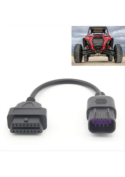 Polaris Rzr / Ranger / General / Sportsman / Ace / Slingshot Teşhis Adaptörü Için 8pin Ila 16PIN Obd2 Kablo Adaptörü (Yurt Dışından) indirimleri