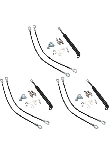 3x Yeni Arka Kapı Bagaj Kapağı Dikme Şoku Isuzu Dmax 2012+ 2015+ Paslanmaz Çelik Gaz Kolay D-Max Için Yavaşlama (Yurt Dışından)