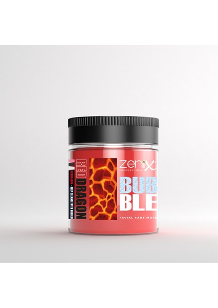 Bubble Clay Face Mask Red Dragon 100 ml