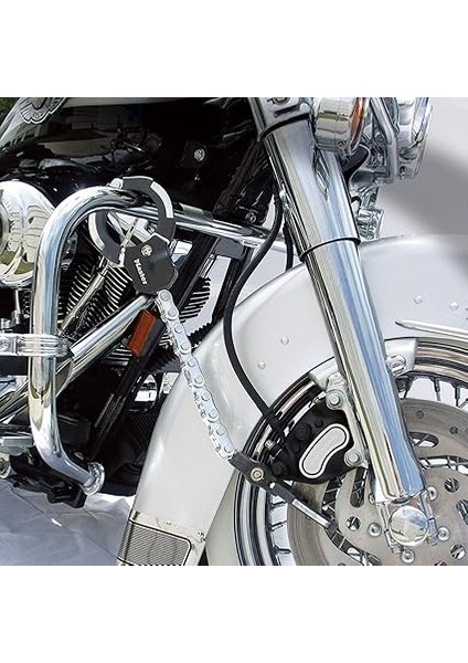 Lock Kelepçe Kilidi - Bisiklet Kilidi [9 Bağlantı - 55 Cm] [sertifikalı] 8290EURDPRO - Scooter Scooter, Bisiklet, Bebek Arabası, Siyah, Yüksek Teknoloji Ürünü Abs Kaplamalı Için Ideal fiyatları