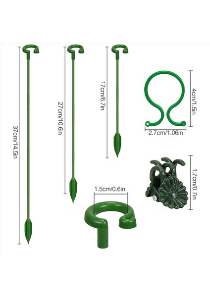 180PCS Bitki Destekleri Set - 60 Paket Çiçek Bitki Bahçesi Çubukları (3 Boyut) 60 Bitki Destek Klipleri ve 60 Orkide Klipsleri (Yurt Dışından) fırsatları