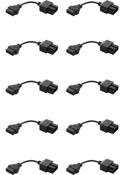Kıa Için 10X Obd 2 Kablo 20 Pın To 16 Pın Obd2 Obd2 Obd Teşhis Aracı Tarayıcı Kodu Okuyucu Adaptör Araç Konektör Kablosu (Yurt Dışından)