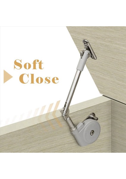 Kapak Oyuncak Kutuları ve Yukarı Doğru Üst Açık Flep Kapıları Için Yumuşak Yakın Kapak Desteği ile Açık Kalın (4 Paketi) (Yurt Dışından) fiyatları