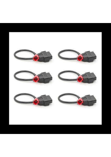 6x 6 Ila 16 Pin Motosiklet Obd Adaptörleri Obd2 Honda Yamaha Suzuki Benelli Için Diyagnostik Kablo Uzatma Konektörleri (Yurt Dışından)