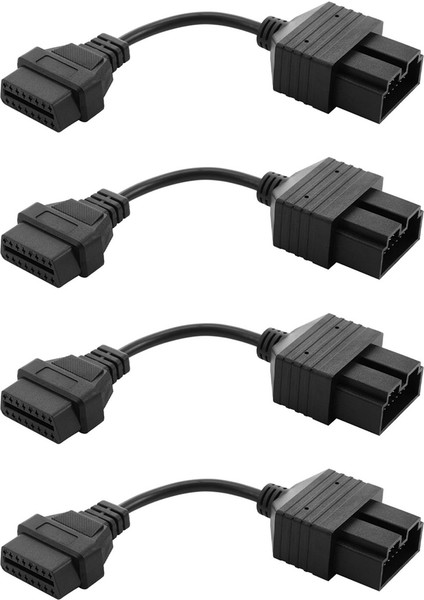 Kıa Için 4x Obd 2 Kablo 20 Pin - 16 Pin Obd2 Obd2 Obd Teşhis Aracı Tarayıcı Kodu Okuyucu Adaptör Araç Konektörü Kablosu (Yurt Dışından)