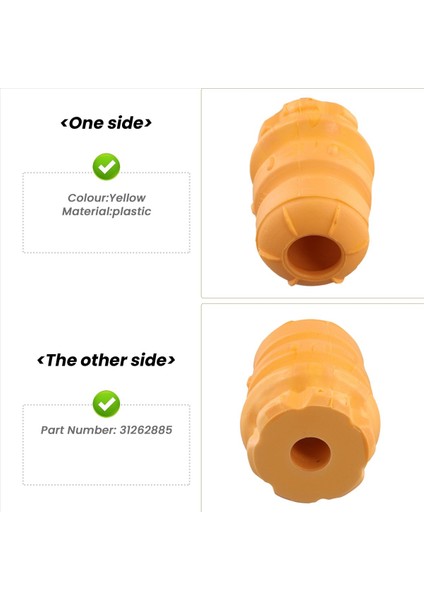 Araç Arka Tampon Dikme Lastik Yumru Durağı 31262885 Için Volvo XC60 Mk2 2010 2011 2012 2013 2014 2015 2016 2017 (Yurt Dışından) fırsatları