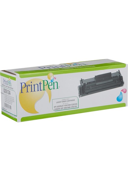 Printpen Q2612A (12A) & Can. CRG-703 Muadil Toner