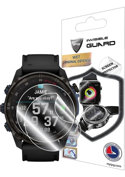 Ipg Descent™ MK3I Için (Kasa Boyutu: 51 Mm) Hidrojel Ekran Koruyucu (2 Adet) Görünmez Hd Şeffaf Film Çizilmez Koruma-Pürüzsüz/kendi Kendini Iyileştirme/kabarcık MK3I 51 Için