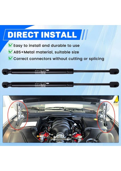 Maserati Quattroporte Için 2pcs Bonnet Hood Strut Hood Gaz Bahar Şoku 2004-2012 Sedan (Yurt Dışından) indirimleri