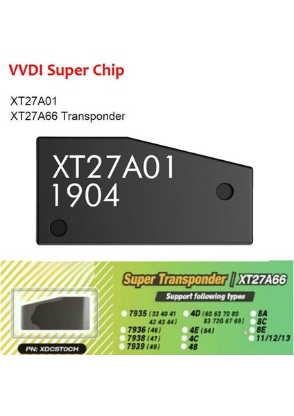2pcs Vvdı Süper Çip XT27A01 XT27A66 ID46/40/43/4D/8C/8A/T3/47 Vvdı2 Vvdı Mini Anahtar Aracı Için Transponder (Yurt Dışından) modelleri