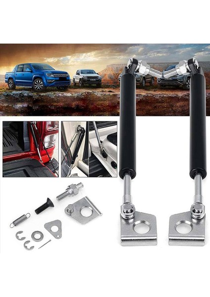 4x Araç Paslanmaz Arka Bagaj Kapağı Yavaş Gaz Şok Kaldırma Destek Destekleri Amarok 2011-2020 Için Damper (Yurt Dışından) fırsatları