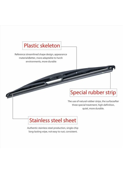 3x Chevrolet Trailblazer Elçisi Buick Rainier Ön Cam Silecek Kol Bıçağı Seti (Yurt Dışından) indirimleri