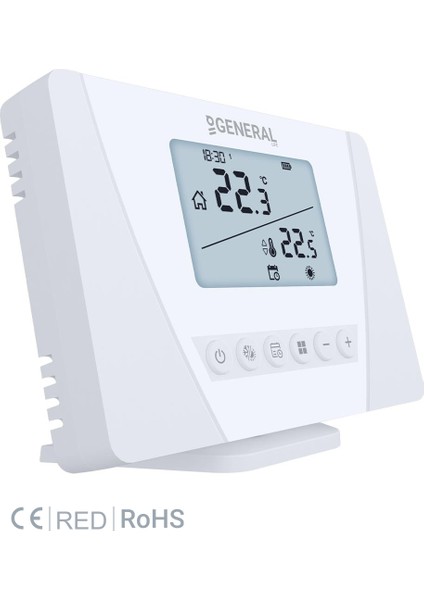 Aruna 300S Rf Haftalık Programlı Kablosuz Oda Termostatı