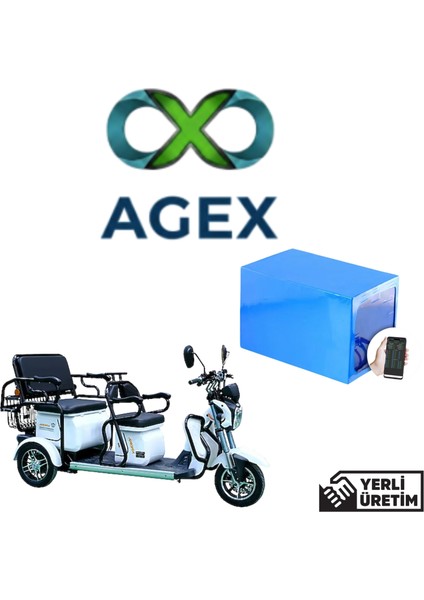 Arora Derya XLT48 72 Volt 36 Amper Lifepo4