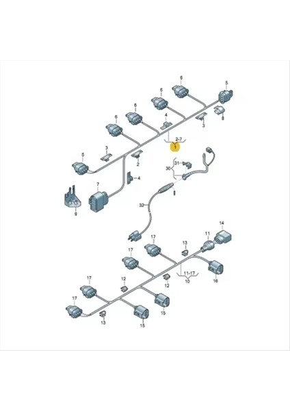 Araba Ön Tampon Park Sensörü Kablo Demeti Pdc Kablosu Vw Golf Için Pdc Kablosu 6 Mk6 2009-2013 5K0971095A 5K0971095M (Yurt Dışından) indirimleri