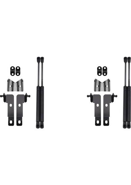 4x Araç Ön Bonnet Kaput Kapağı Destek Kiti Gaz Destekleri Nissan Frontier Navara D40 2004-2018 Için Asansör Desteği (Yurt Dışından)