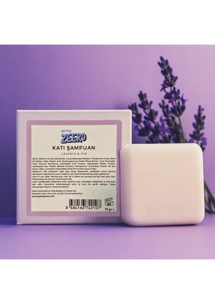 Katı Şampuan Lavanta & Itır Sülfatsız Şampuan