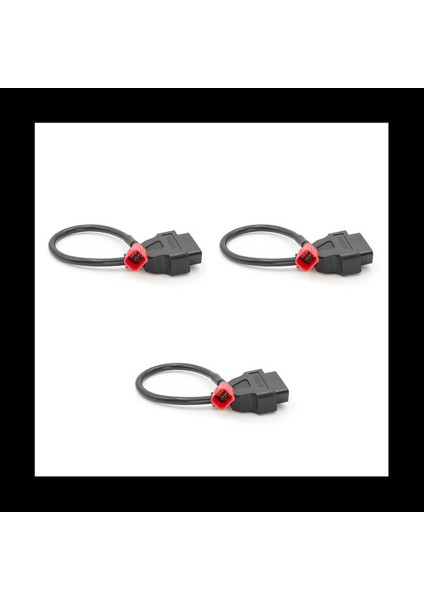 3x 6 Ila 16 Pin Motosiklet Obd Adaptörleri Obd2 Honda Yamaha Suzuki Benelli Için Diyagnostik Kablo Uzatma Konektörleri (Yurt Dışından)