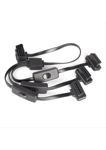 Obd2 Ayırtıcı Uzatma 1 Ila 3 Anahtar Kablo ile Erkek Iki Bağlantı Portuna Kadın Gps Otomatik Teşhis Konnektörü (Yurt Dışından)