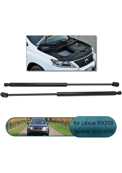 2x Ön Bonnet Hood Asansör Struts Lexus RX350 RX450H 2010-2015 Için Şok Gaz Silindiri Seti Destek (Yurt Dışından) fırsatları
